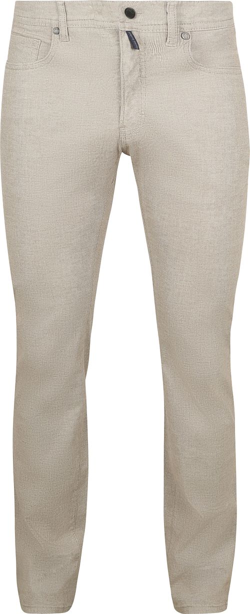Pierre Cardin Bukse Lyon Tapered Print Beige Product