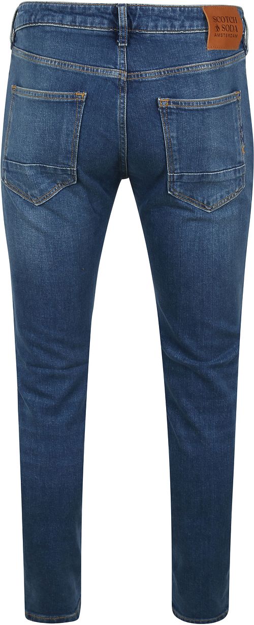 Scotch and Soda jeansy Skim Classic w kolorze niebieskim Product / Achterkant