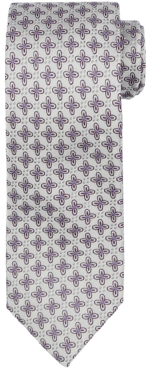 Suitable Cravate Blanche Fleurs Product