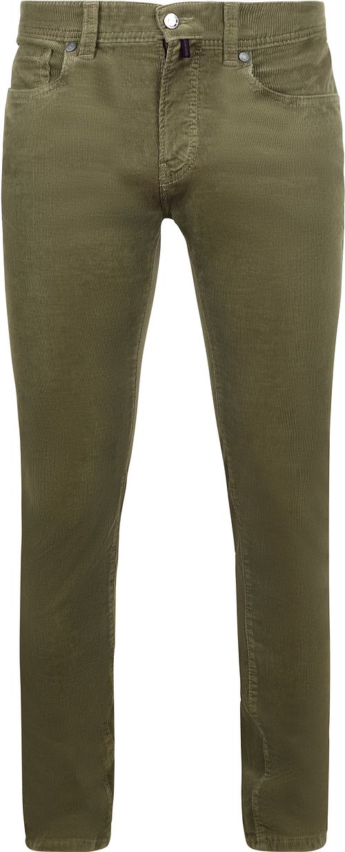 Pantalón Pierre Cardin Lyon de pana en color oliva Product