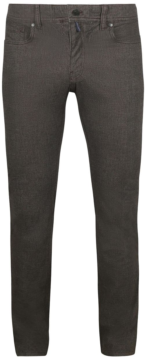 Spodnie Pierre Cardin Lyon Tapered Print brązowe Product