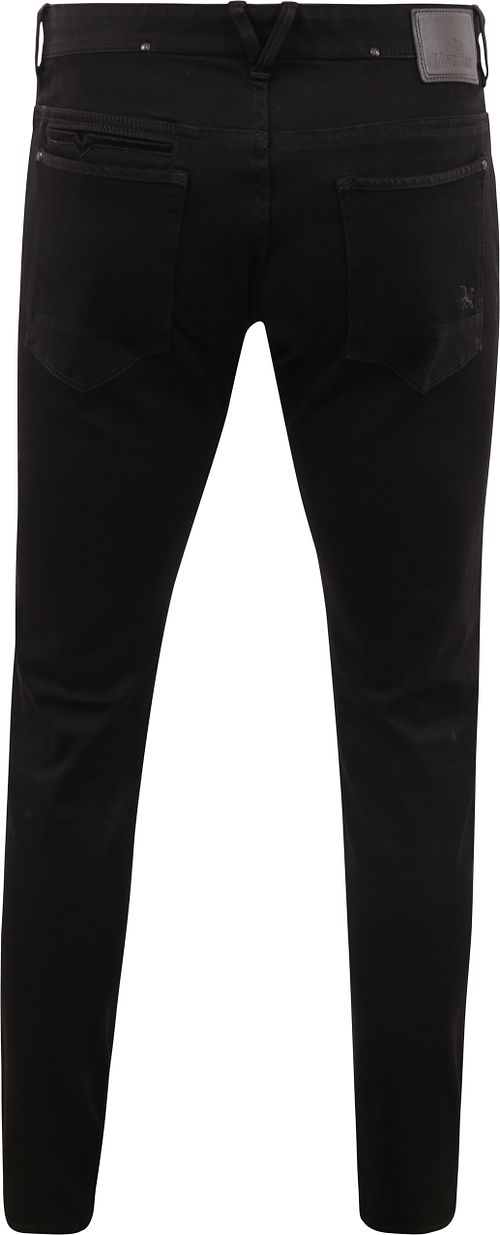 Vanguard V850 Rider Jeans Svart CBD Product / Achterkant
