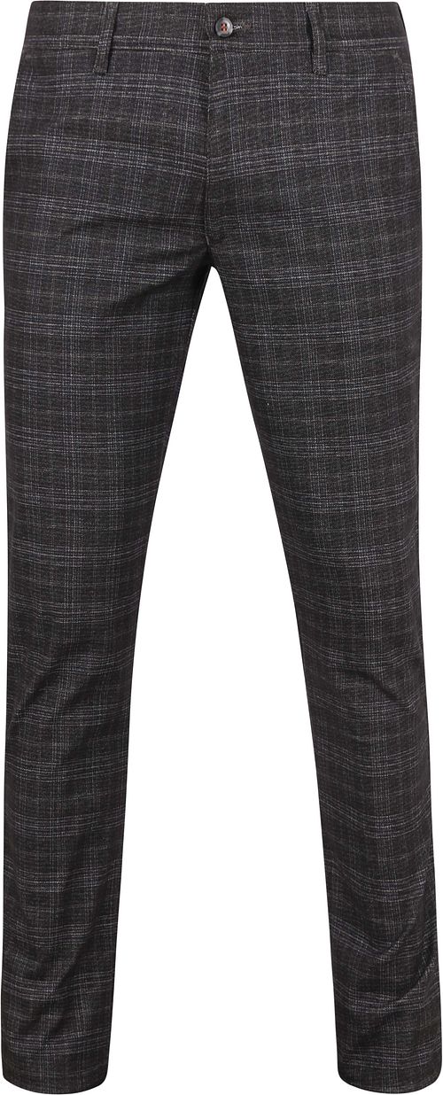 Suitable Chino Pico de cuadros en antracita Product