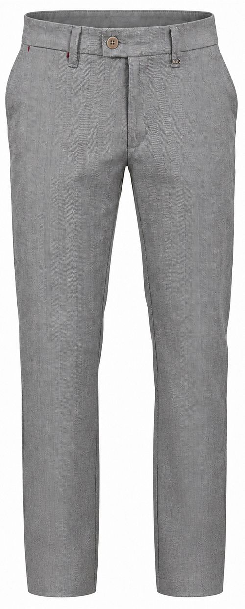 Mac Trousers Lennox Herringbone Grey