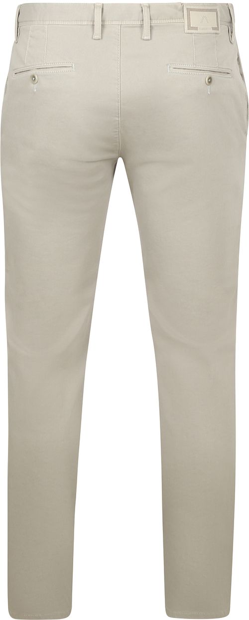Alberto Rob Chinos Stretch Greige Product / Achterkant