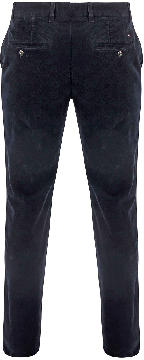 Tommy Hilfiger Denton Pantalon Velours Côtelé Marine Product / Achterkant