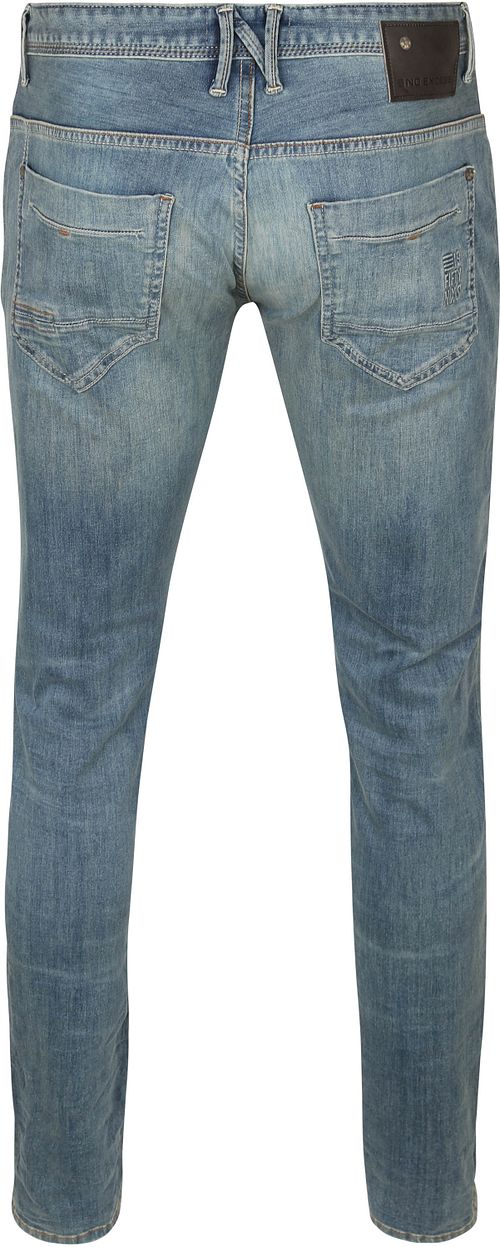 No Excess Jean 712 Bleach Denim Product / Achterkant