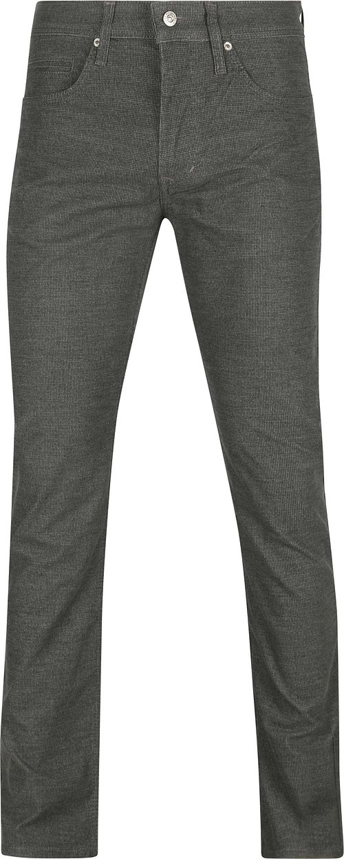 Mac Broek Arne Print Antraciet Product