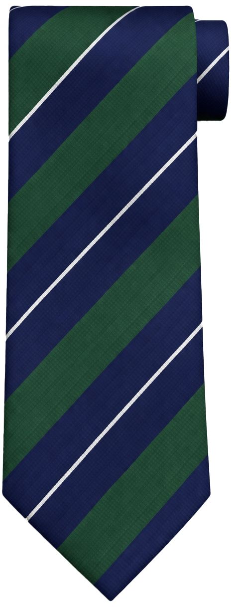 Suitable Krawatte Seide Triple Stripe Dunkelgrün Product