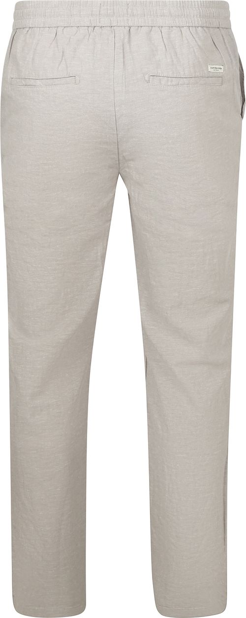 Scotch and Soda Chino Warren Cotton Linen Beige Product / Achterkant