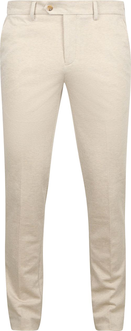 Suitable Das Pantalon Houndstooth Sand Product