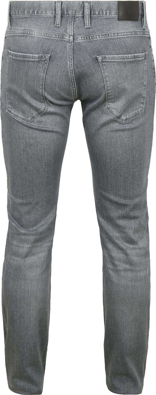 Alberto Slim Dual Flex Denim gris Product / Achterkant