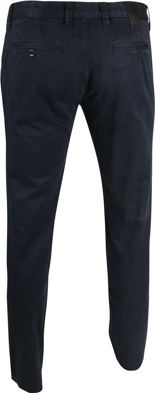 Alberto Lou Chinohose Dunkelblau Product / Achterkant