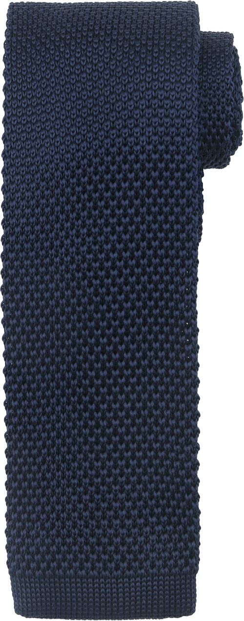Suitable Knitted Tie Dark Blue TK-01 Product