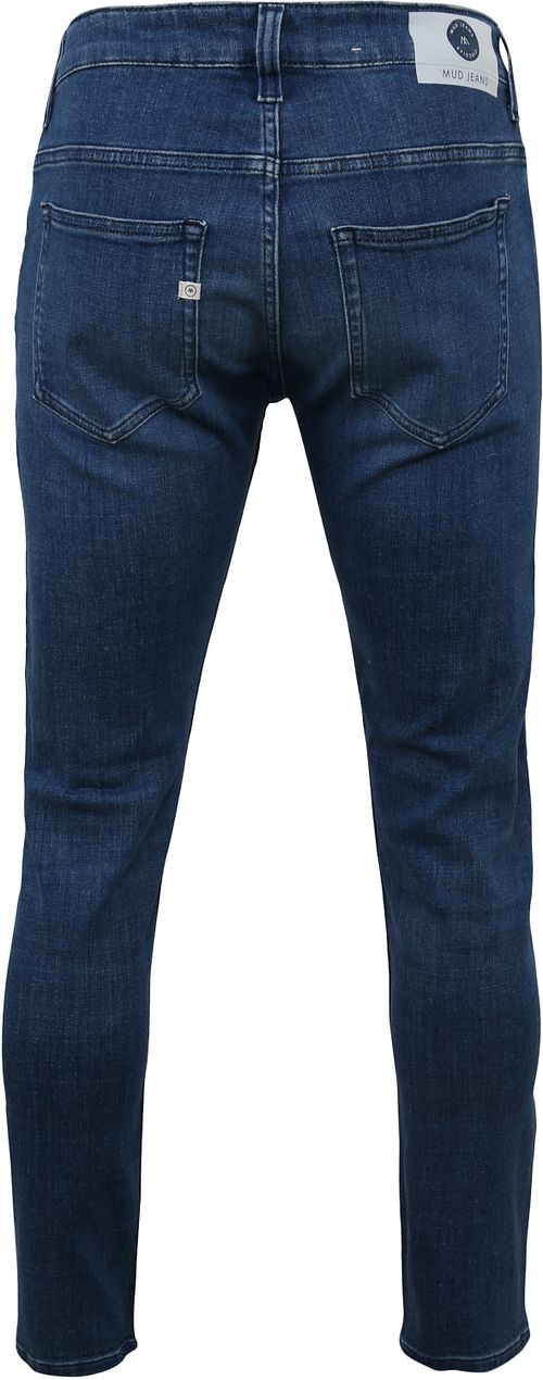 MUD Jeans Denim Slimmer Rick Niebieski Product / Achterkant