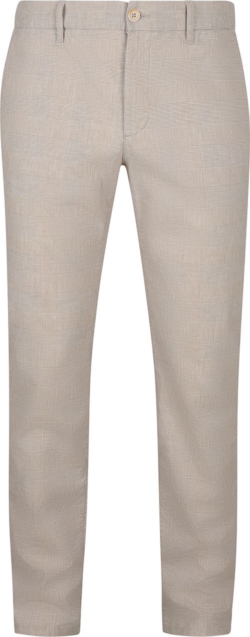 Alberto Lou Chinohose Glencheck Beige Product