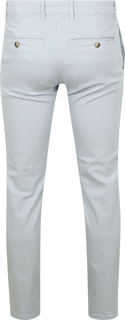 Passformen Chino Philo Flex Lyseblå Product / Achterkant