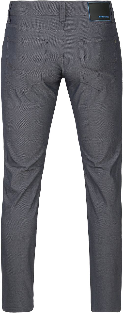 Pierre Cardin Pantalon Flex Lyon Future Bleu Foncé Product / Achterkant