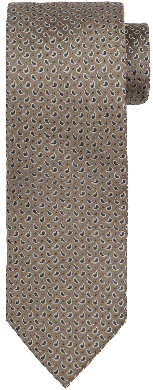 Suitable Tie Silk Paisley Beige Product