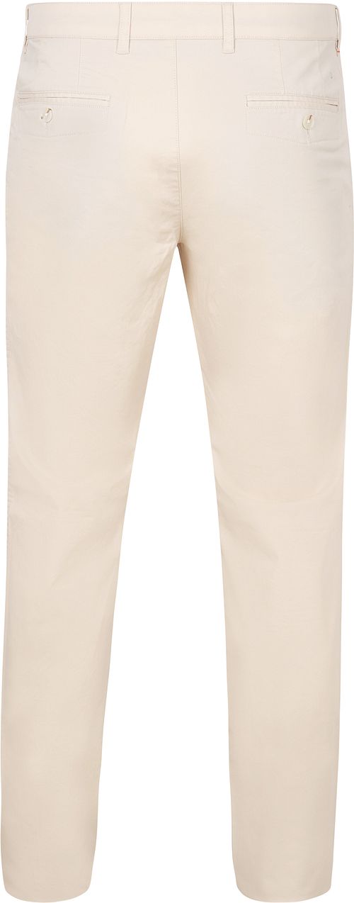 Chinosy Suitable Peano Twill w kolorze złamanej bieli Product / Achterkant
