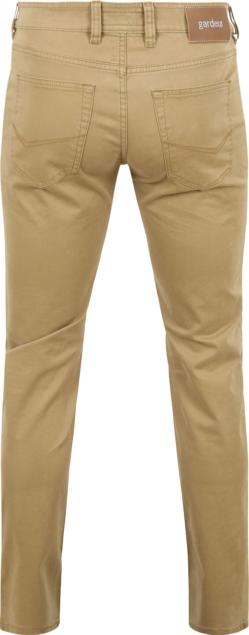Gardeur Bill Spodnie Five Pocket Beżowe Product / Achterkant