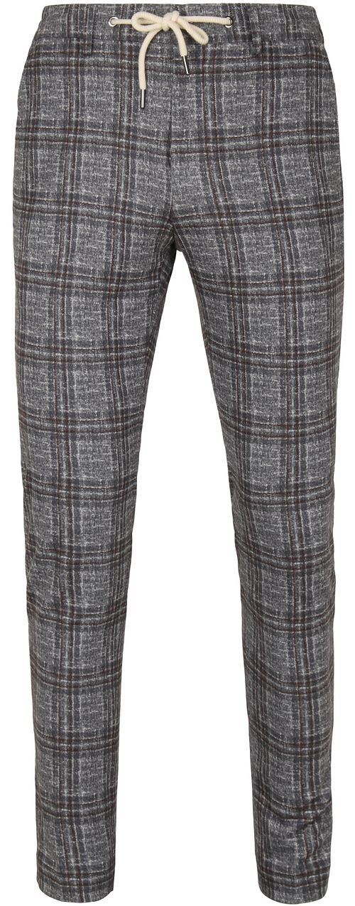 Passende Chino Rutete Mørkegrå Product