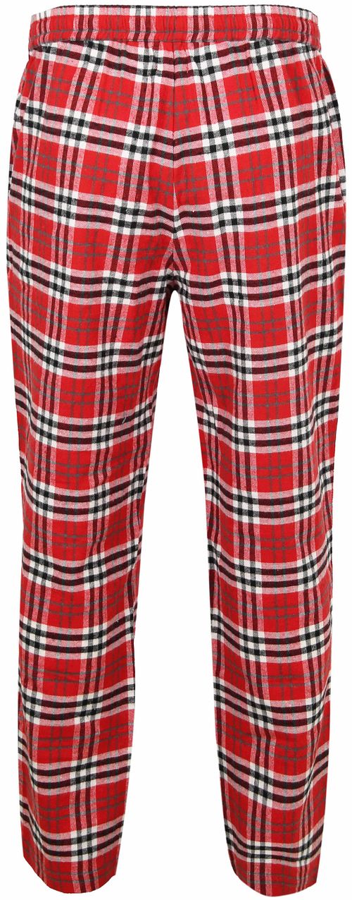 Steppin' Out Loungewear Bukser Rødternet Product / Achterkant