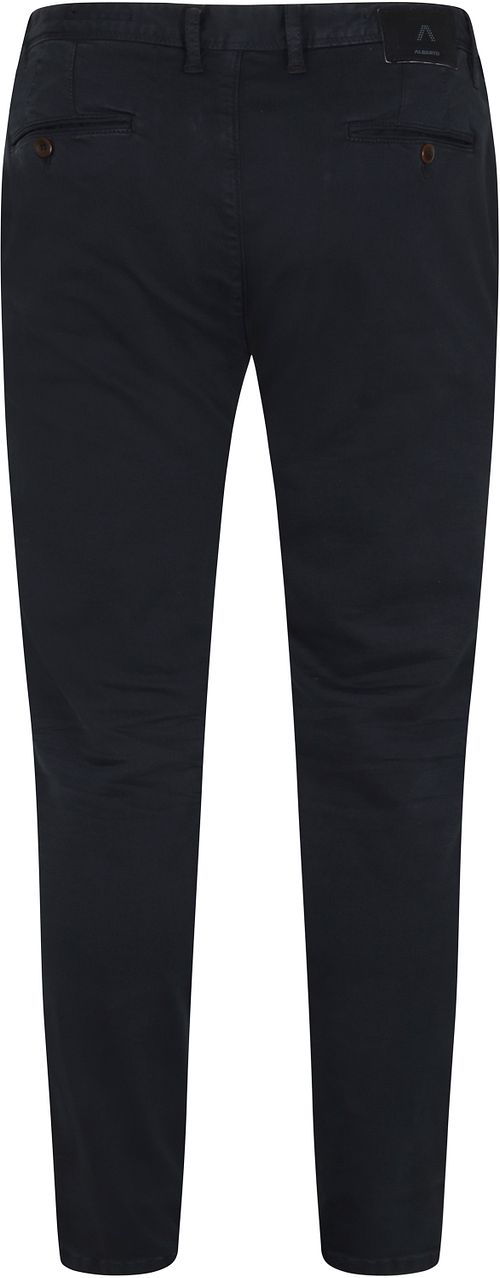 Alberto Rob Stretch Chino Donkerblauw Product / Achterkant