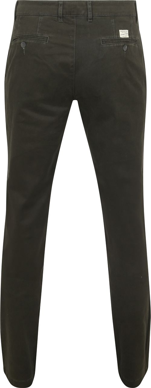 Steppin' Out Chino Newbury Oliven Product / Achterkant