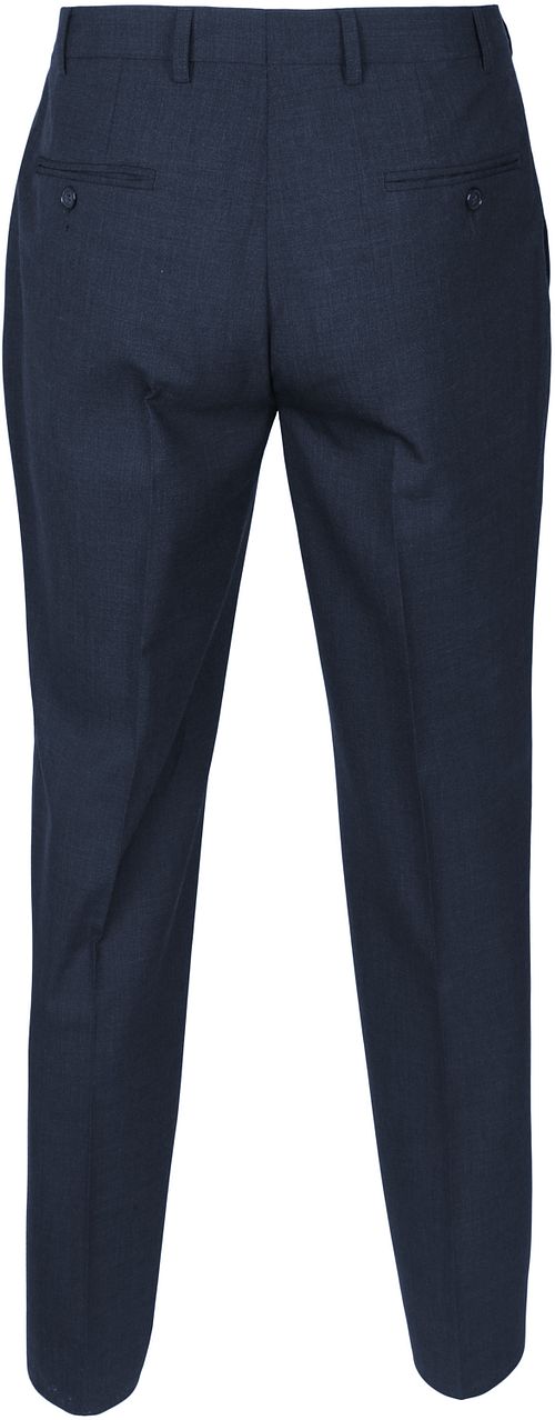 Suitable Pantalon Picador Wolmix Donkerblauw Product / Achterkant