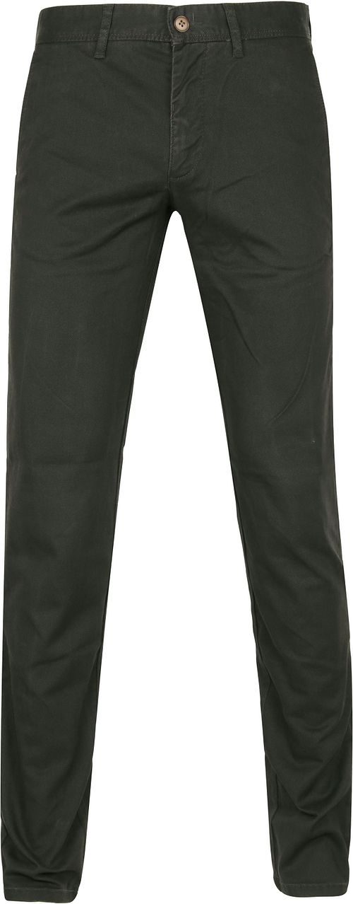 Suitable Pantalon Chino Sartre Vert Foncé Product