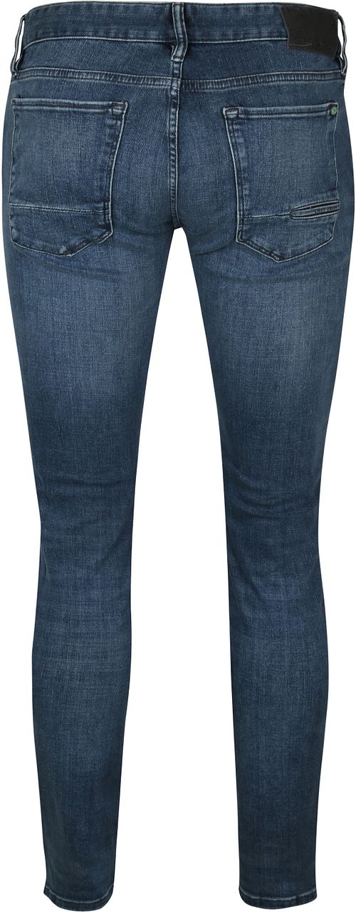 Cast Iron Riser Jeans ATB Blauw Product / Achterkant