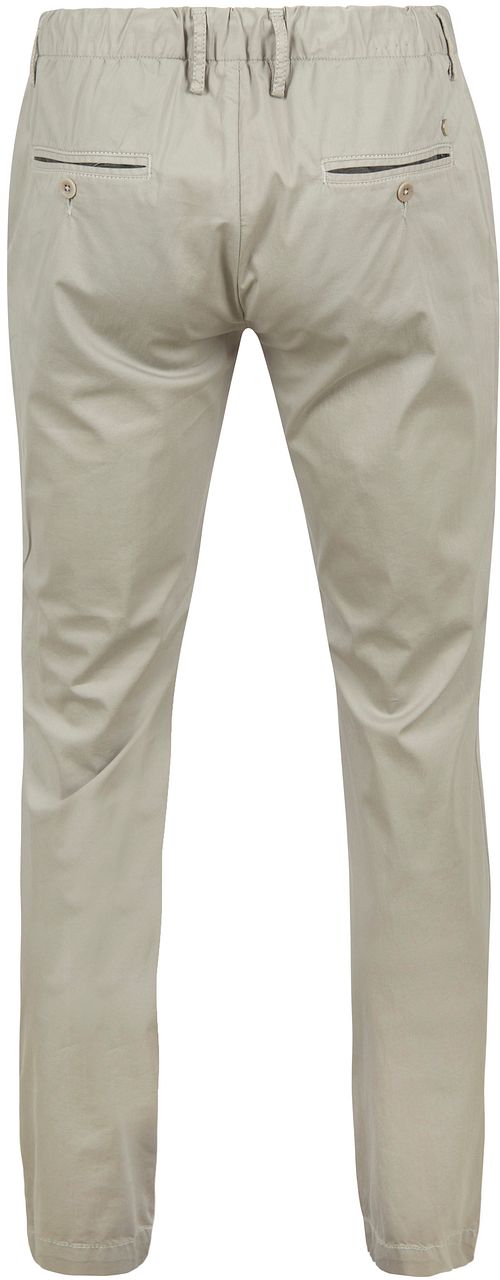 Alberto Pantalon Jump Ecru Product / Achterkant