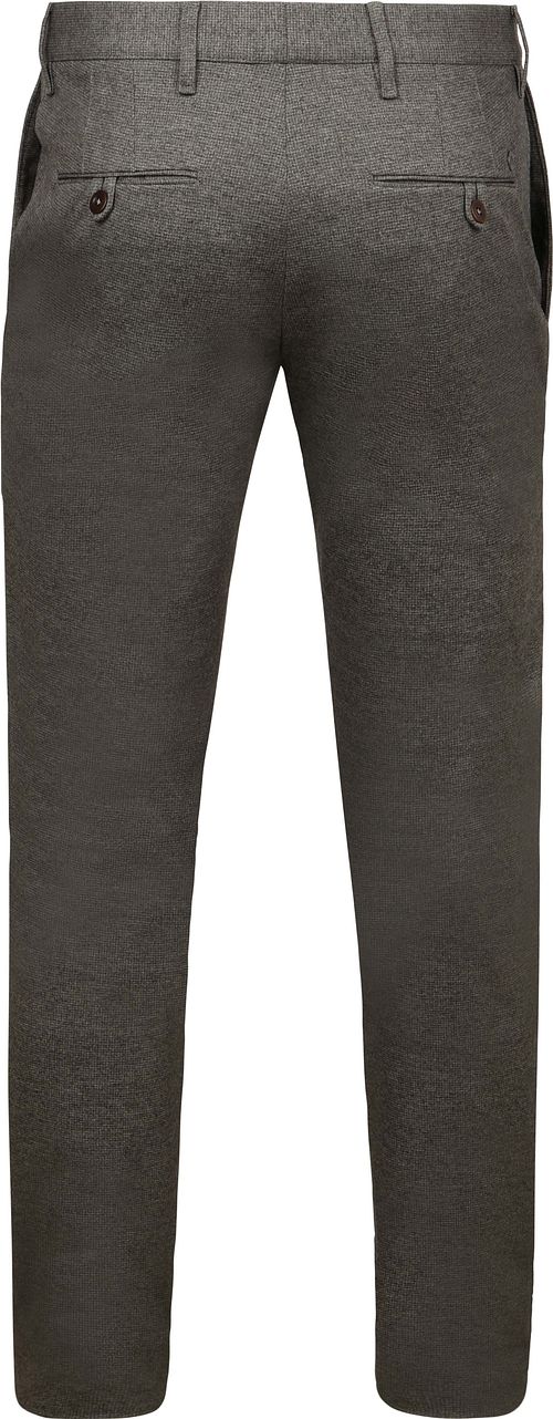 Alberto Rob New Jersey Chino Check Taupe