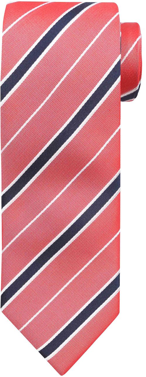 Krawatte Seide Rot Streifen Product