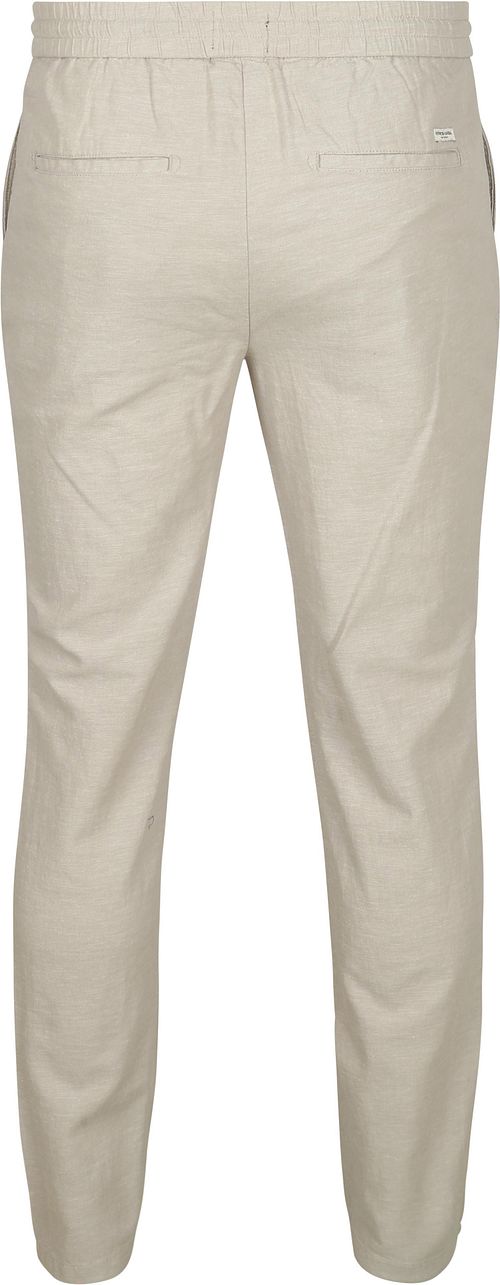 Scotch and Soda Chino Warren Leinen Greige Product / Achterkant