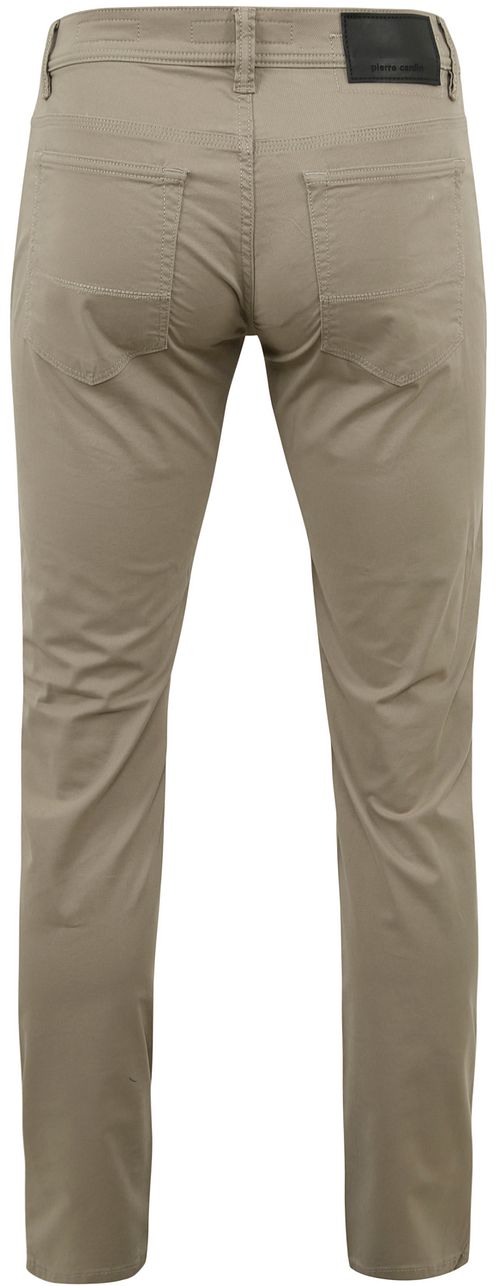 Pierre Cardin 5 Pocket Pants Antibes Vintage Khaki Product / Achterkant