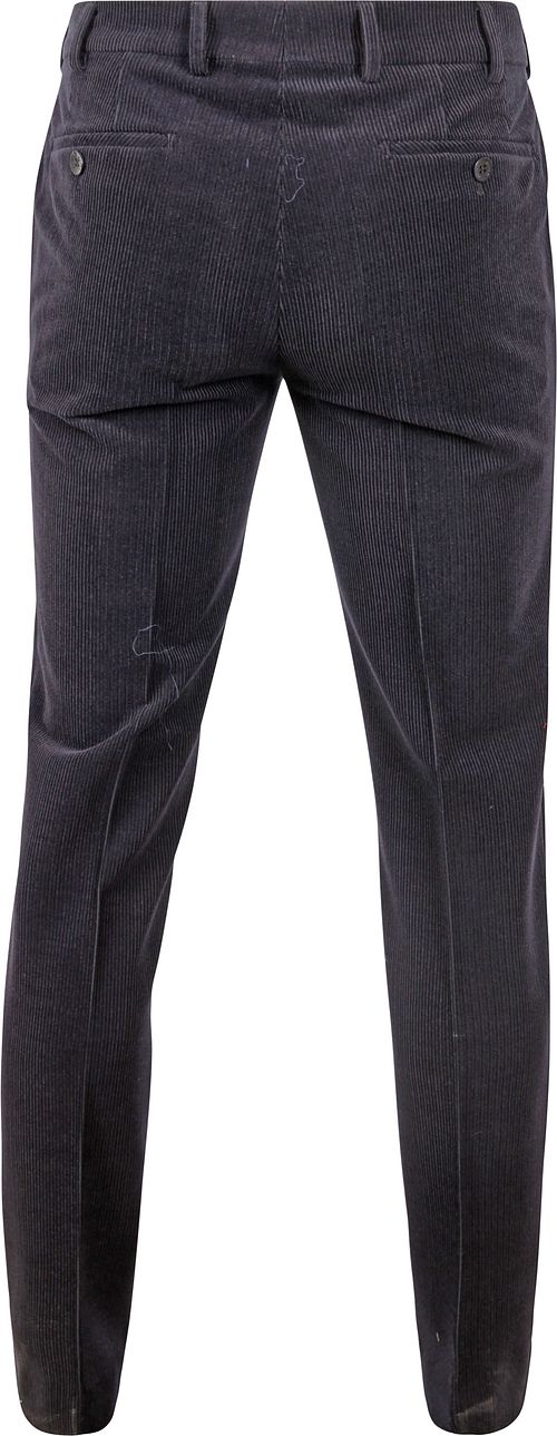 Meyer Chino Roma Wollen Corduroy Marineblauw Product / Achterkant