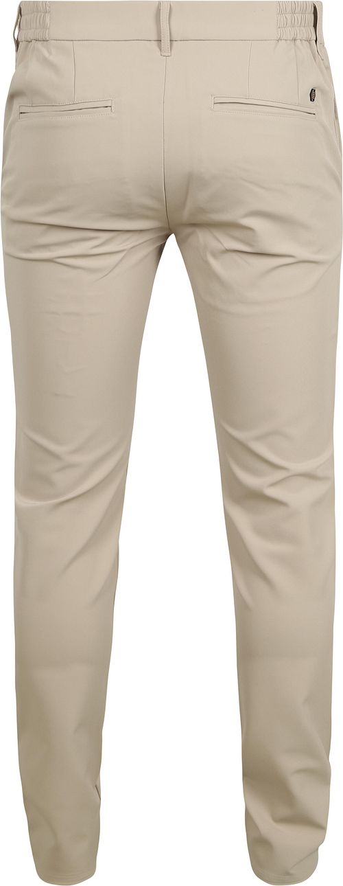 Chino No Excess 4-Way Stretch Sedoc Stone Product / Achterkant