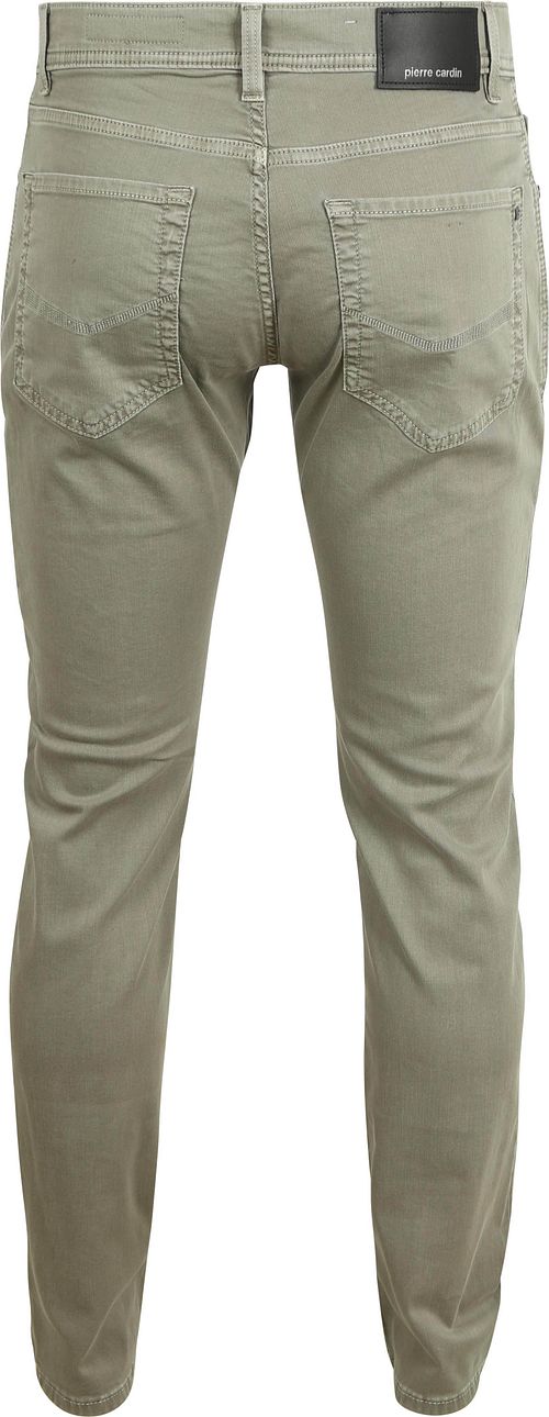 Pierre Cardin jeansy 5-pocket Lyon Tapered zielone Product / Achterkant