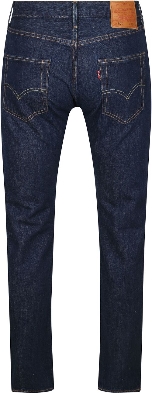 Levi’s 501 Jeans Regular Fit Dark Blue Product / Achterkant