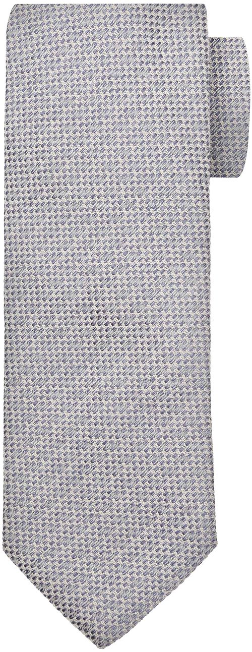 Suitable Stropdas Linnen Structuur Blauw Product