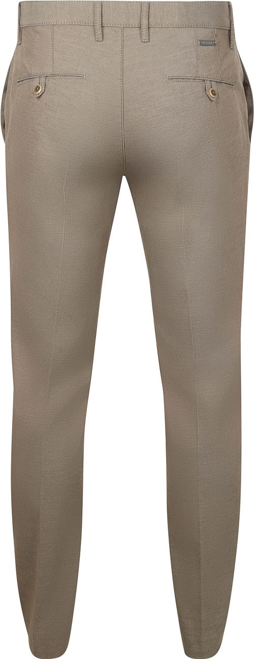 Alberto Rob Chinosy Slim Fit Taupe Product / Achterkant