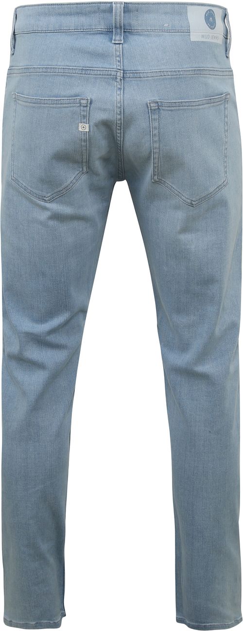 MUD Jeans Denim Slimmer Rick Lichtblauw Product / Achterkant