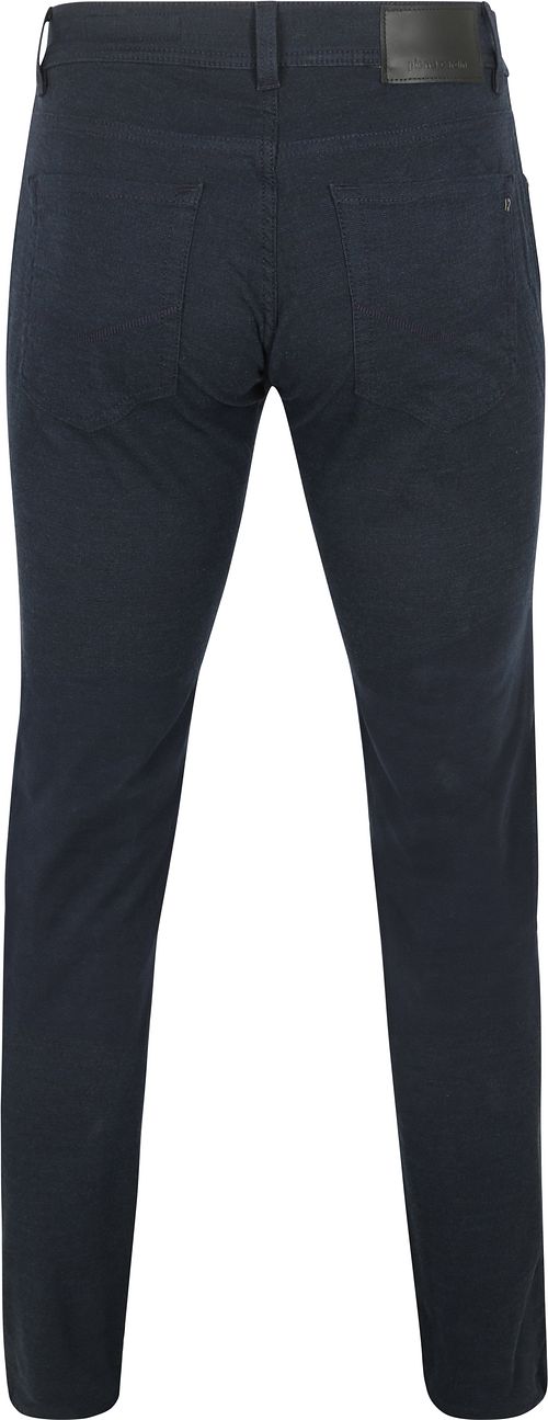Pierre Cardin Pantalon Five Pocket Tapered Marine Product / Achterkant