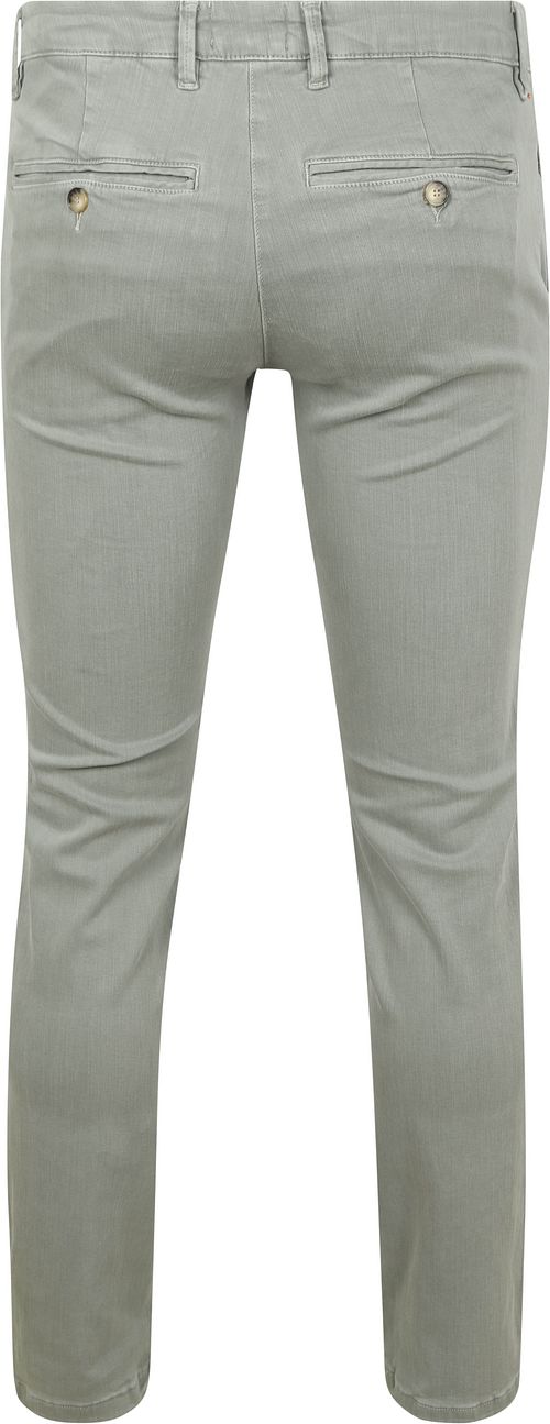 Suitable Chino Philo Flex Hellgrün Product / Achterkant