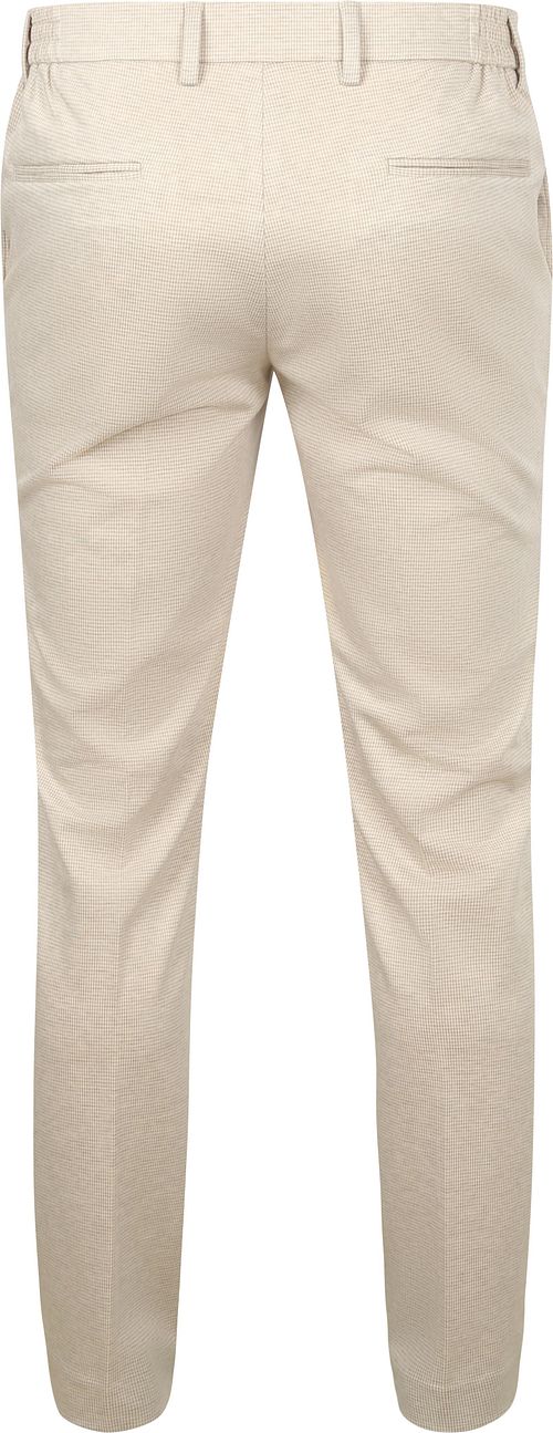 Suitable Das Pantalon Houndstooth Sand