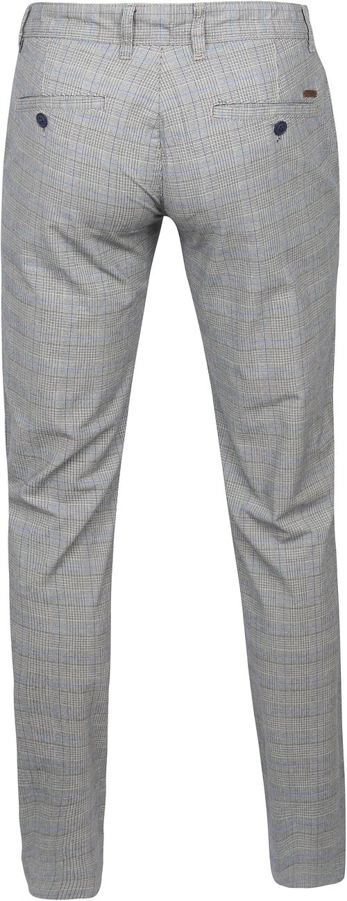 Suitable Chino Sartre Ruit Kamel Product / Achterkant