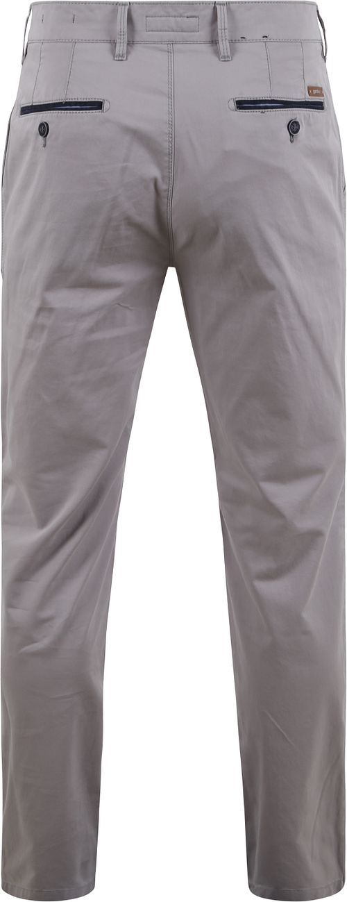 Gardeur chinosy Benny 3 szare Product / Achterkant
