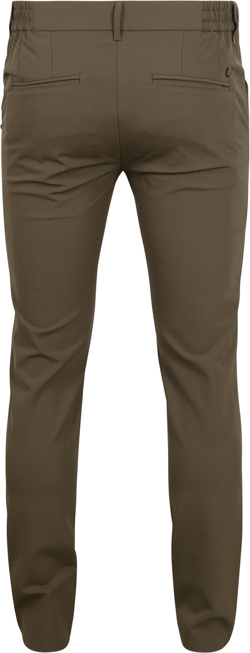 Chino No Excess 4-Way Stretch Sedoc Verde Product / Achterkant